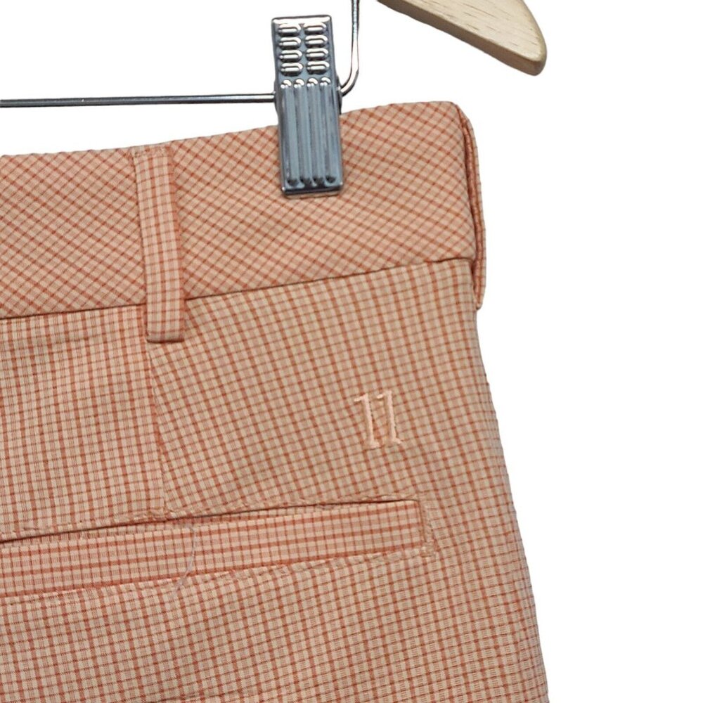Walter Hagen Golf Shorts Mens 30 Light Apricot Seersucker Perfect 11 Collection - Picture 7 of 9
